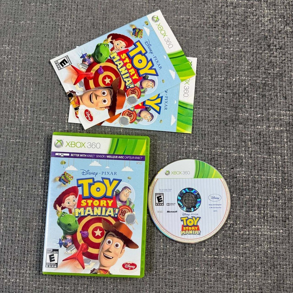 Disney Pixar Toy Story Mania Xbox 360 Kinect Game 2012 NTSC Everyone